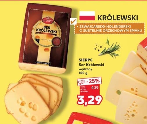 ser królewski wędzony