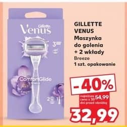 Gillette Venus maszynka do golenia + 2 wkłady Breeze 1szt. opakowanie