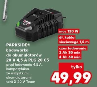ładowarka do akumulatorów 20 V 4,5 A