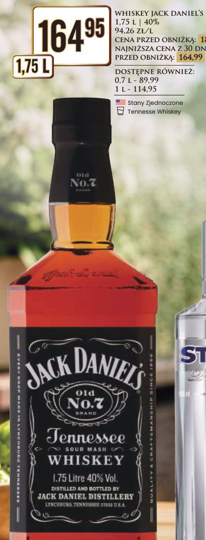 Jack Daniel's whiskey 1.75l