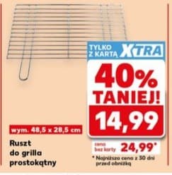 ruszt do grilla prostokątny