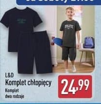 komplet chłopięcy