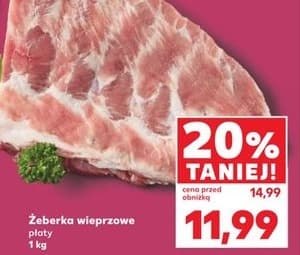 żeberka wieprzowe płaty