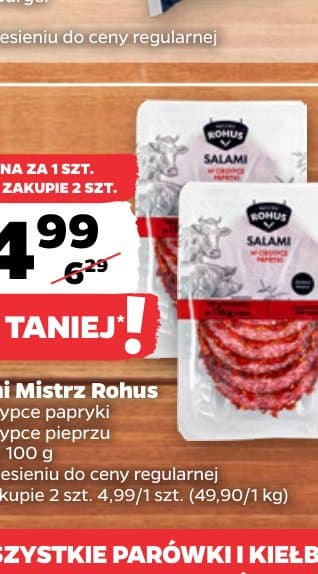 salami w plastrach