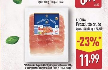 prosciutto crudo