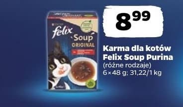 karma dla kotów Soup, różne rodzaje