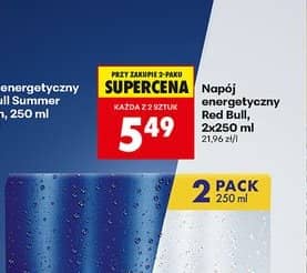 Red Bull napój energetyczny Red Bull 2x250ml