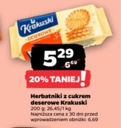 herbatniki deserowe z cukrem