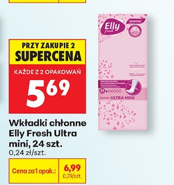 wkładki chłonne ultra mini