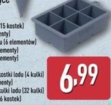 formy do lodu lub wkłady chłodzące