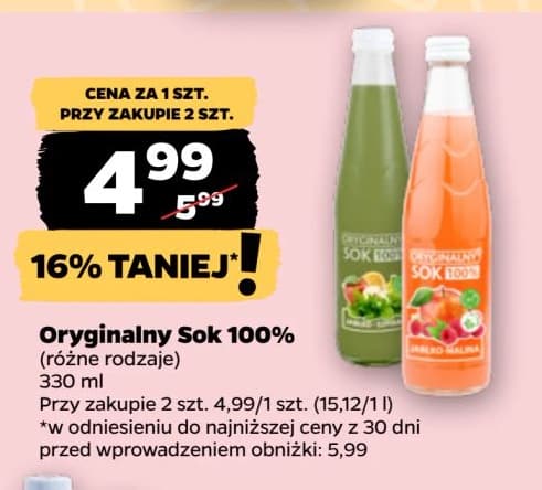 sok tłoczony 100%
