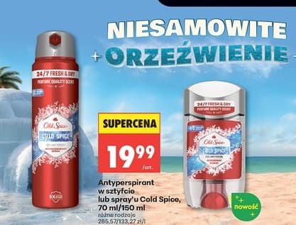 antyperspirant w sztyfcie lub sprayu