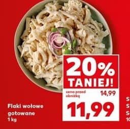 flaki wołowe gotowane