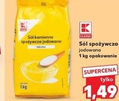 sól spożywcza jodowana