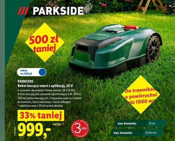 robot koszący smart z aplikacją