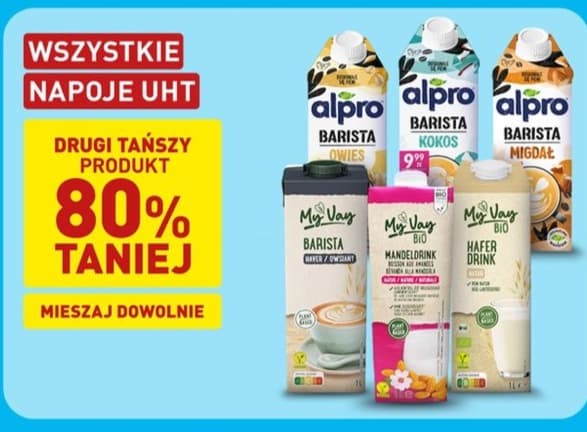 wszystkie napoje UHT