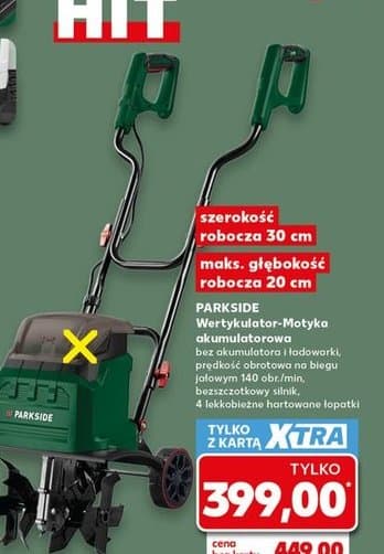 wertykulator-motyka akumulatorowa
