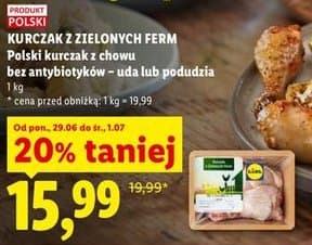 kurczak z zielonych ferm uda lub podudzia