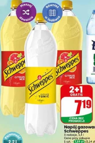 Schweppes napój gazowany 1.4l
