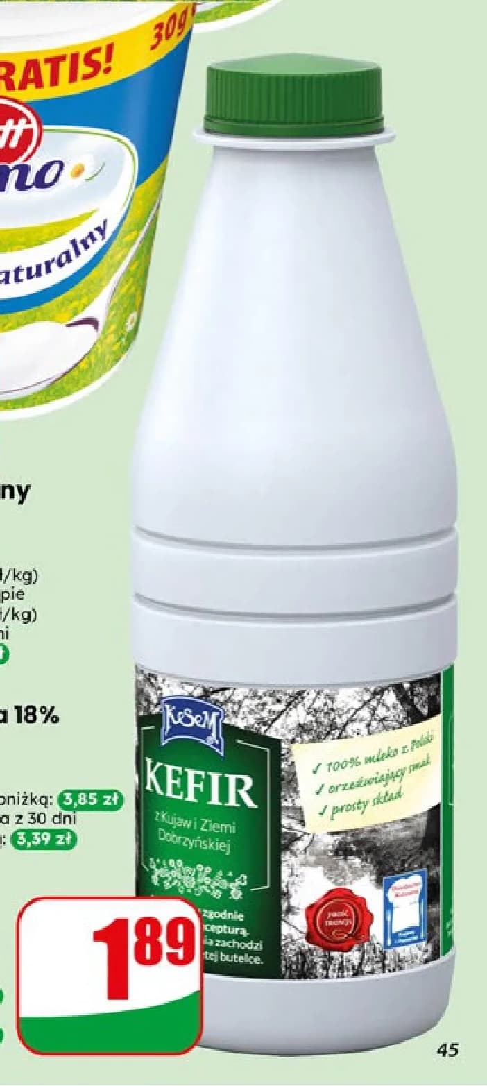 kefir naturalny