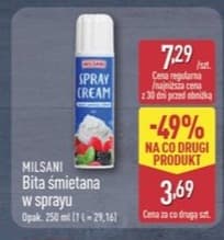 bita śmietana w sprayu