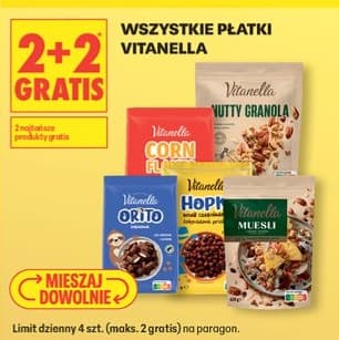płatki śniadaniowe różne rodzaje