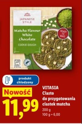 ciasto do przygotowania ciastek matcha