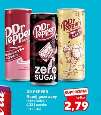 napój gazowany różne rodzaje