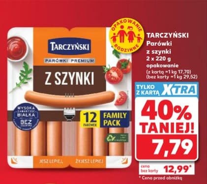 parówki z szynki