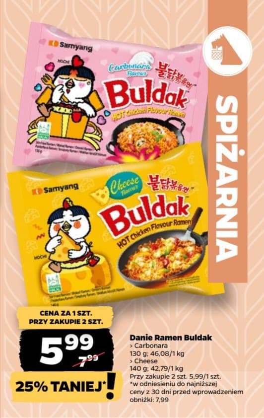 danie ramen buldak