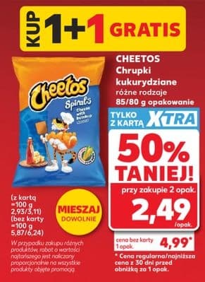 chrupki kukurydziane różne rodzaje