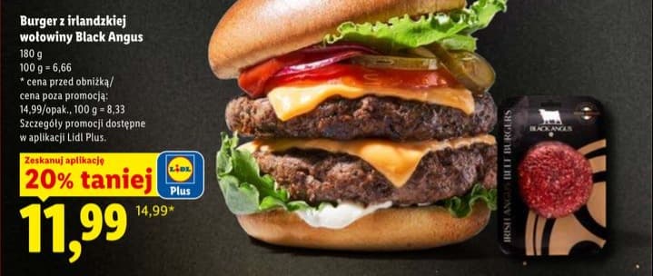 burger z irlandzkiej wołowiny