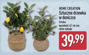 sztuczne drzewka w doniczce