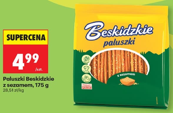 paluszki z sezamem