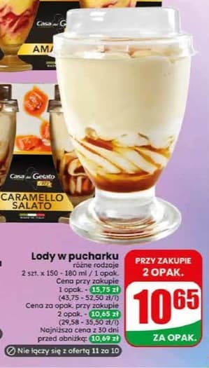 lody w pucharku