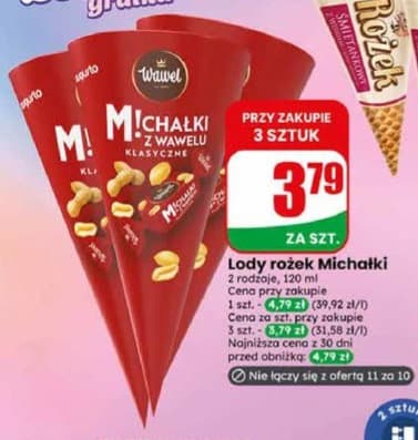 lody rożek Michałki