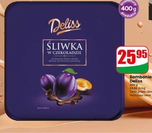 bombonierka śliwka w czekoladzie